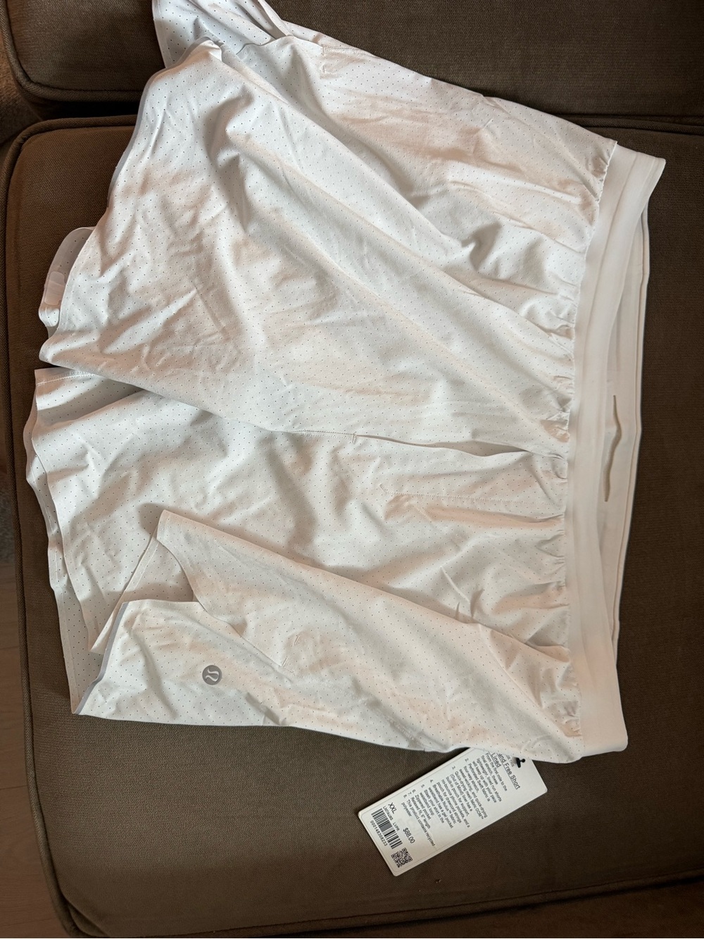 lululemon athletica White Perforated Athletic Shorts